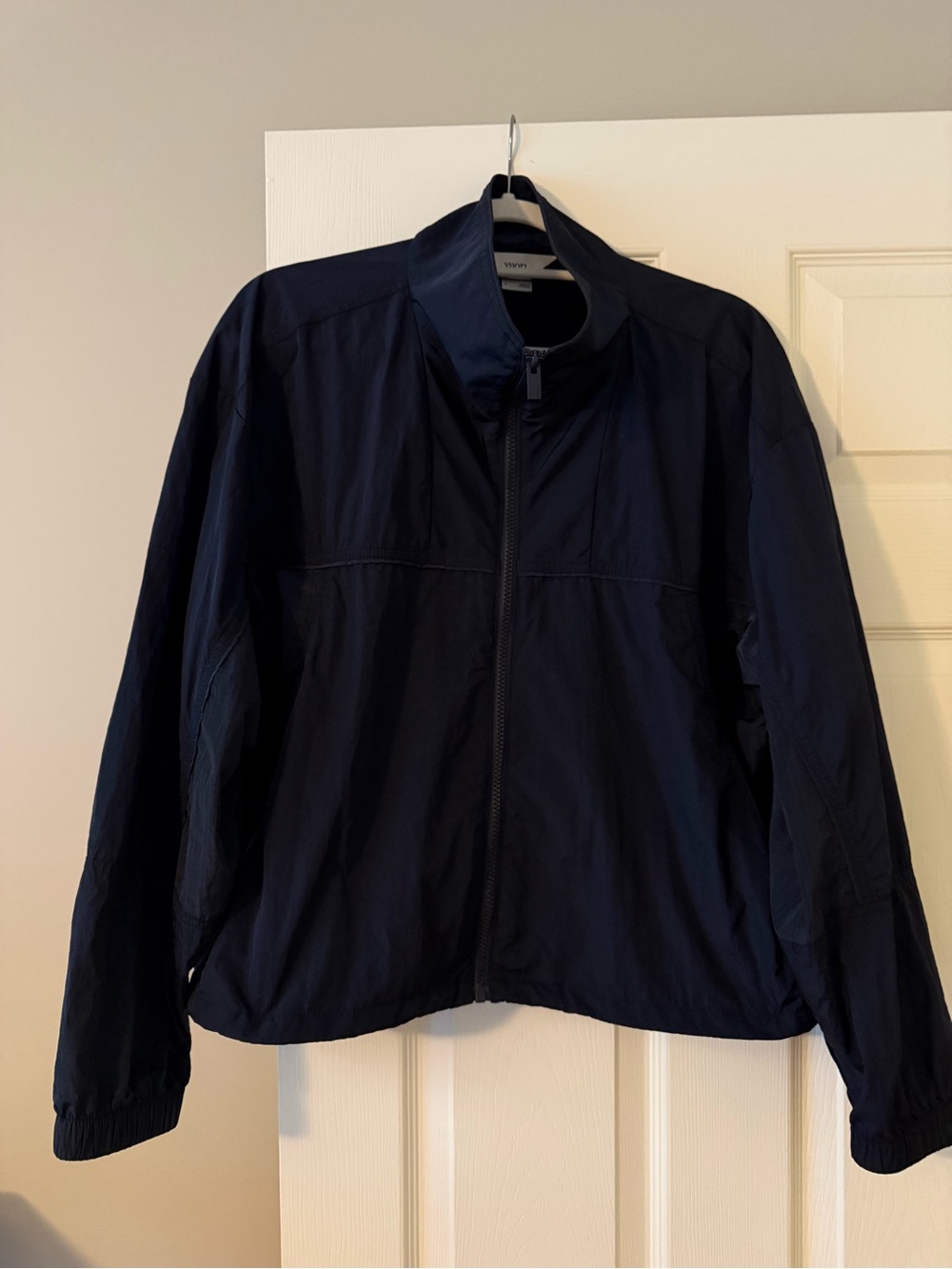 Vuori Navy Lightweight Full-Zip Jacket, Size Large